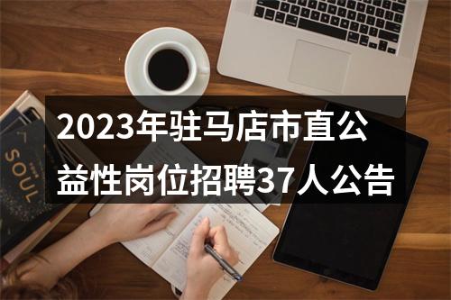 2023年驻马店市直公益性岗位招聘37人公告 图片
