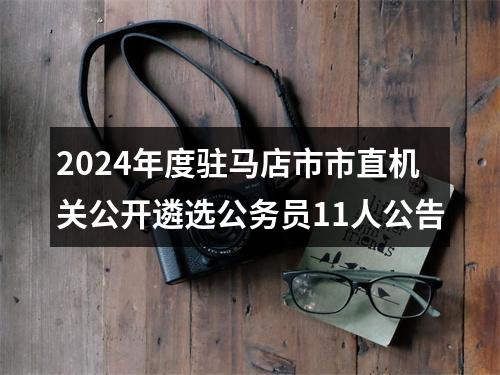 2024年度驻马店市市直机关公开遴选公务员11人公告 图片